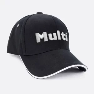 Structured 6 Panel With Pre Curved Peak Black