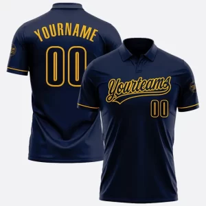 Custom Navy Golf Polo Shirt