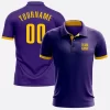 Custom Purple Golf Polo Shirt