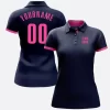 Custom Women's Navy Golf Polo Shirt
