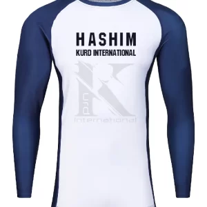 Hashim Rash Guard White Blue