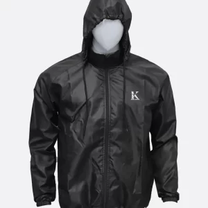 Rain Jacket Black With Hood