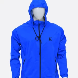 Rain Jacket Royal Blue With Hood