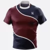 Rugby Shirt Navy Maroon