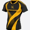 Rugby Shirt Yellow Black