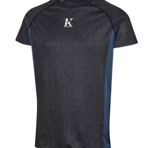 Short Sleeve Rash Guard Black Side