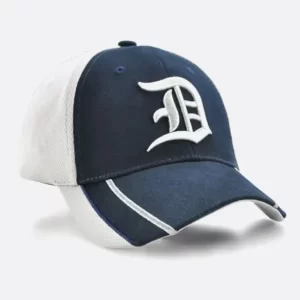 Structured 6 Panel With Pre Curved Peak Blue White