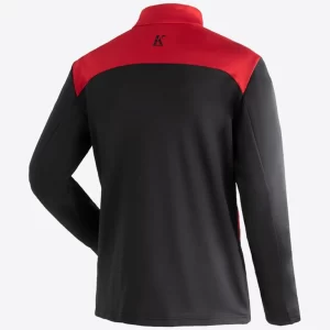 Charcoal Red Midlayer Jersey