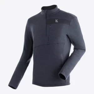 Dark Grey Midlayer Pullover Jersey Front