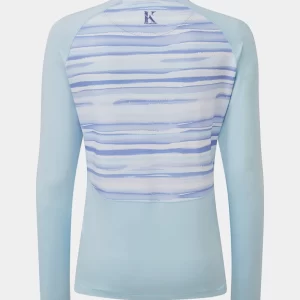 Half Zip Jersey Water Colour Midlayer Back